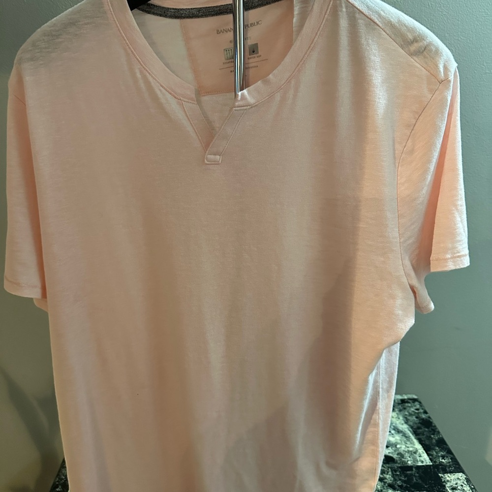 Banana Republic Pink Short Sleeve Tee